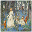 The Fairy Woods by Henry Meynell Rheam victorian painting reproduction.
