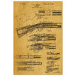 Firearm historic patent 1900. Matte paper