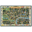 The Daily Telegraph Picture Map of London vintage poster .