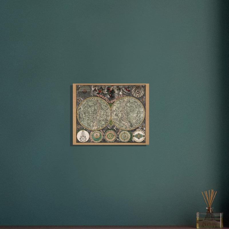 Vintage Celestial map. Planisphaerium Coeleste: Secundum Restitutionem Hevelianam et Hallejanam.