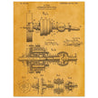 Automobile Drive Gear patent 787908 by Henry Ford. Vintage car