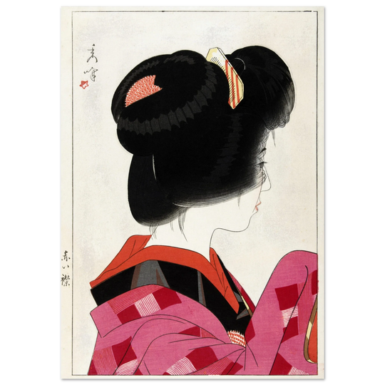 Red collar by Yamakawa Shuho, 1928