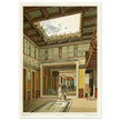 Roman courtyard in Pompeii by G. Discanno book project by Fausto and Felice Niccolini.