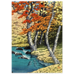 Autumn in Oirase by Kawase Hasui