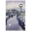 Evening rain at the Shinobazu pond by Kasamatsu Shiro 1938