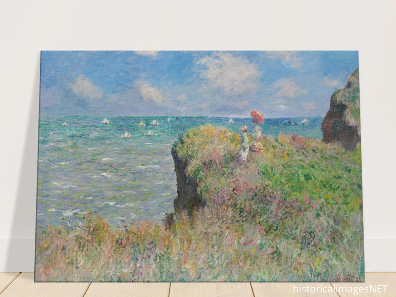 Cliff Walk at Pourville by Claude Monet
