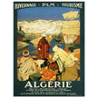 Vintage travel print of Algeria. Poster Art by Léon Cauvy.