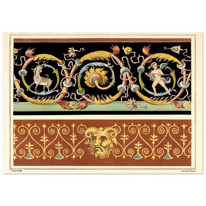 Roman wall paintings in Pompeii by Victor Steeger .