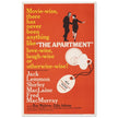 Billy Wilder The Apartment movie poster.
