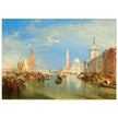 Venice Italy antique painting by Joseph Mallord William Turner. The Dogana and San Giorgio Maggiore.