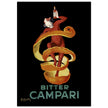 Leonardo Cappiello Bitter Campari master artwork. Vintage retro poster .