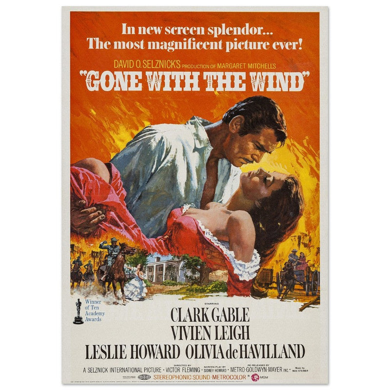 Gone With The Wind movie poster.