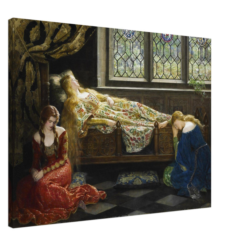 The Sleeping Beauty painting by John Collier.
