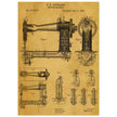 Sewing machine vintage patent 1897 by F. H Richards.