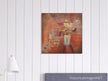 Paul Klee KN der Schmied ( KN the blacksmith ) abstract painting.
