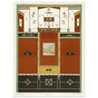 Architecture and mural paintings in Pompeii illustrated by G de Simone , project by Fausto and Felice Niccolini.