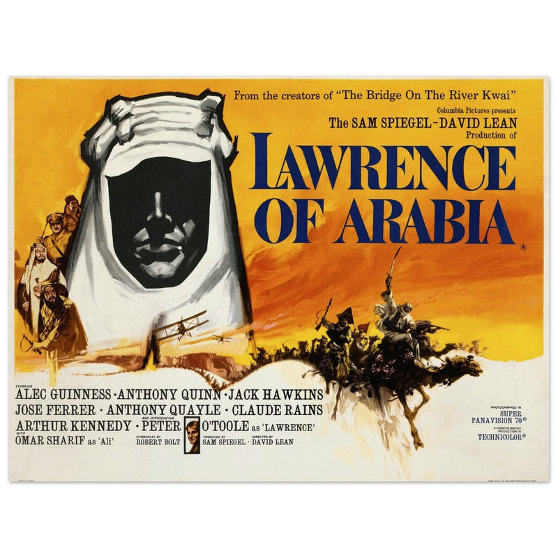 Lawrence of Arabia movie poster.