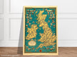 Old map of the British islands by Ernest Dudley Chase