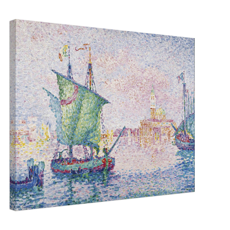 Paul Signac painting Venice, The Pink Cloud, 1909