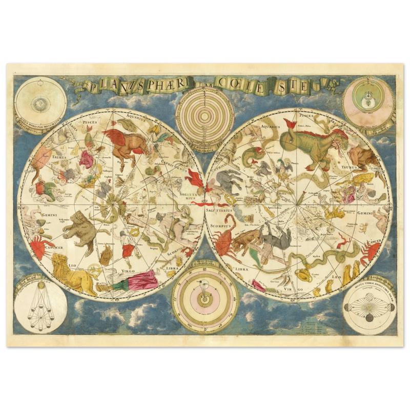 Planisphaerium Coeleste by Frederik de Wit