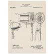 Hair Drier patent drawing by G M Kazanjian