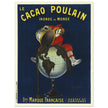 Le Cacao Poulain vintage advertising poster by Leonetto Cappiello.