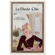 La Mode Chic old vintage fashion magazine cover from the 30s.