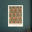William Morris Cray 1884. Vintage printed cotton  art print.