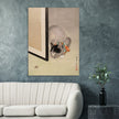Cat Watching a Spider poster reproduction Author: Oide Toko