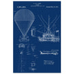 Airship patent illustration by T S C Lowe. Air Balloon