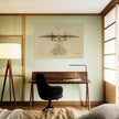 Flight machine invented by Jacob Degen in  1807 also called Degen ornithopter.