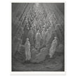 Gustave Dore illustration for The Divine Comedy by Dante Alighieri. Mercury Paradise.