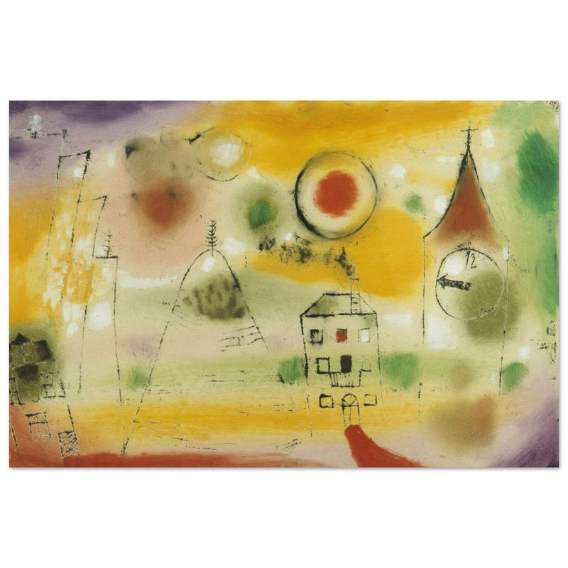 Paul Klee Winter Day, Shortly before Noon.