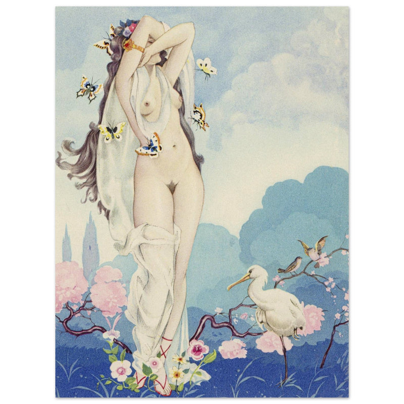 Umberto Brunelleschi illustration for the book Les Baisers ( The Kisses )