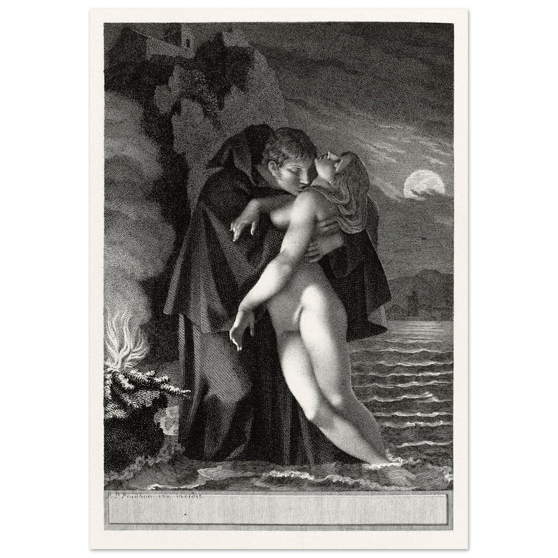 Phrosine and Melidore by Pierre Paul Prudhon 1796.
