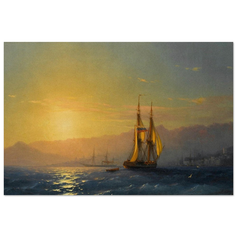Sunset at Sea by Ivan Aivazovsky 1877.
