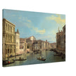 Grand Canal in Venice Italy. Antique painting by Canaletto 1738.
