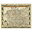 Germaniae nova tabula. Holy Roman Empire by Claes Janszoon Visscher.