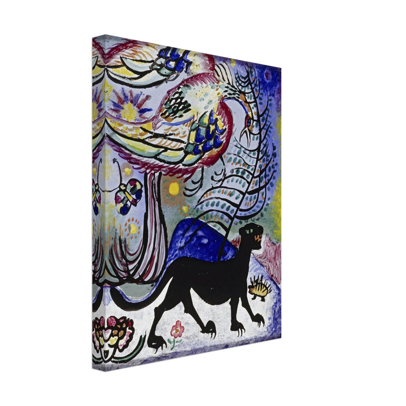 Imaginary Bird and Black Panther by Wassily Kandinsky