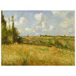 A Rye Field, Hill of Gratte Coqs Pontoise by Camille Pissarro 1877.