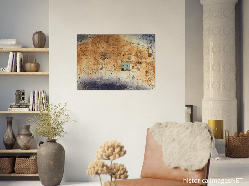 Paul Klee Bay M on Sicily abstract painting.