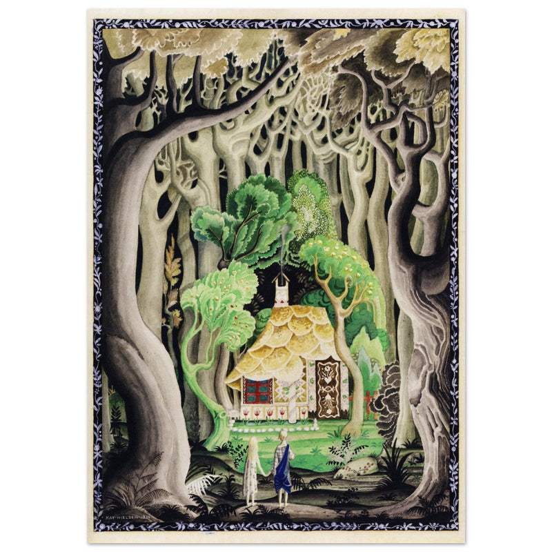 Kay Nielsen and his illustration  for Hansel and Gretel.
