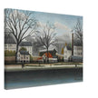 Henry Rousseau painting The Banlieue