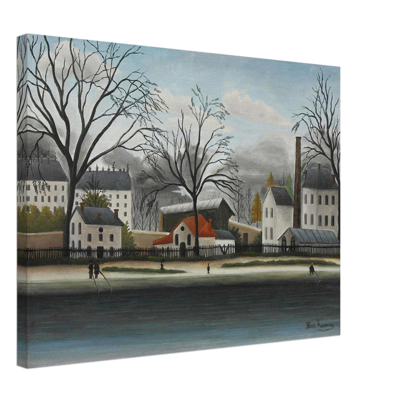 Henry Rousseau painting The Banlieue
