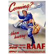 Coming? Then Hurry! II World War poster