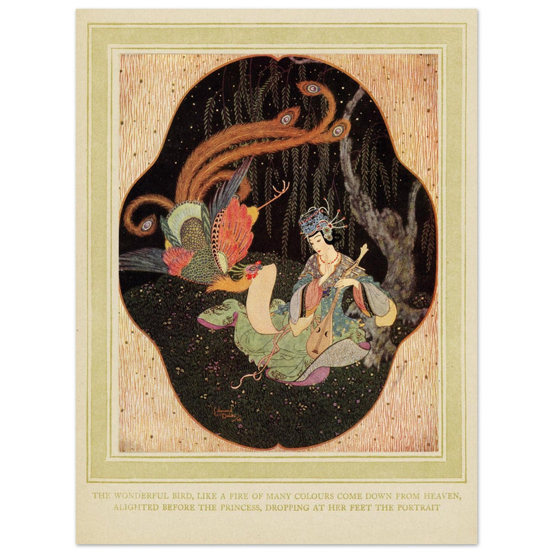 Edmund Dulac The story of the bird Feng. A Fairy tale from China.
