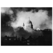 Second World War photograph. Saint Paul's Cathedral fire raid.