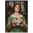 John William Waterhouse painting Gather Ye Rosebuds While Ye May
