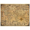 Pictorial old map of the world by Ernest Dudley