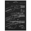 Magazine Fire arm patent 55012 by N kinf.